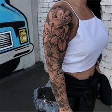 40 Exclusive And Stunning Arm Floral Sleeve Tattoo Designs For Your Inspiration Page 9 Of 40 Floral Tattoo Sleeve Full Arm Tattoos Best Sleeve Tattoos