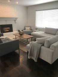 It's time to say goodbye to our first and best piece of furniture. Andes Sectional From West Elm Inspired Me To Change My Whole Living Room West Elm Living Room Living Room Sectional Minimal Living Room