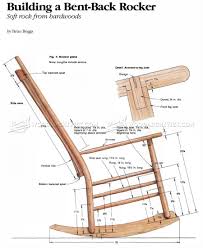 Child size rocking chair plans this includes the canonical president child's mission style rocking chair plans parts gluing forms and templates. Log Rocking Chair Plans Dhlviews