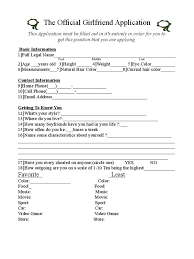 Girlfriend application girlfriend application friend www.pinterest.com. Girlfriend Application Form Funny