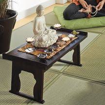 Folding Kiri Wood Table Meditation Rooms Meditation Room Wood Table