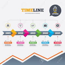 timeline infographic with arrows human resources and business