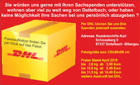 Dhl paketaufkleber versandetiketten klebeetiketten auch für hermes paket a4. Dhl Rumaenienhilfe Karl