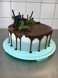 Rezept After Eight Himbeer Schokoladen Dripcake