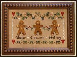 Plus, use our caption/border maker tool to chart your own words. Little House Needleworks Gingerbread Trio Cross Stitch Pattern 123stitch