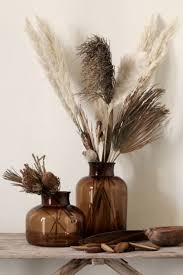 Pampas Grass Grass Decor Tall Glass Vases Home Decor