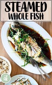 Chinese Style Steamed Whole Fish Alexandra S Kitchen Recipe Whole Fish Recipes Fish Recipe Asian Style Asian Recipes