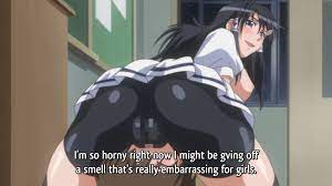 This hot hentai brunette can't live without nice pussy banging