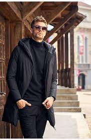 Men S Winter Thick Hooded Long Down Parka Zorket Zorket Winter Jacket Outfits Spring Outfits Men Winter Jacket Men