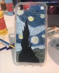 Paint Painting Artsy Artoftheday Artlife Art Paintings Farbe Painter Starry Night Inspired Phone Case Art Phonecase Art Day Art Aesthetic Painting