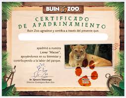 Viernes 28 de agosto horarios de la salida : Buin Zoo Apadrinar