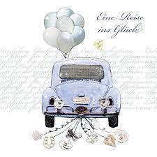 Manche heiraten ja nur einmal im leben. Swarovski Elements Hochzeit Grusskarte Handmade Popshot Reise Ins Gluck Auto 8x8c Ebay