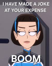 Not my favorite moment from this episode but it had me