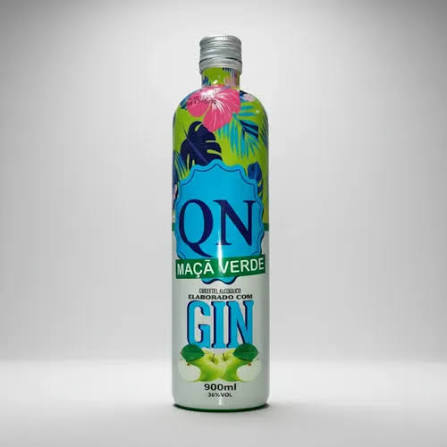 Gin QN Maçã Verde 900ml