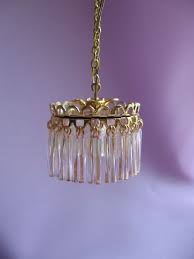 Dollhouse Doll House Miniature Electric Petite Crystal Chandelier Lamp Ebay Doll House Dollhouse Miniatures Miniatures