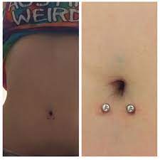 Oberflachenpiercing Von Mir Navel Bellybutton Horizontal Surface Piercing Bellybutton Horizontal Navel Surface Piercing Dermal Piercing Piercing