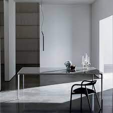 5 out of 5 stars. Slim Rectangular Glass Dining Table Klarity Glass Furniture