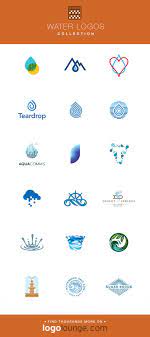 In need of a new visual identity? Logo Collection Water Vector Logo Designs Wet Drop Wave Liquid Blue Rain River Ocean Logo Design Water Water Logo Logo Design Inspiration Creative
