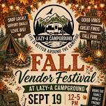 Fall Vendor Festival at Lazy-A Campground