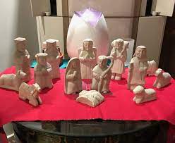 Vietnam Sandstone Nativity Nativity Set Novelty Lamp Lava Lamp