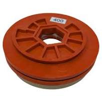 5 Inch Diamond Resin Bonded Chamfering Wheel Automated Edge - Chamfer Wheel  400 Grit