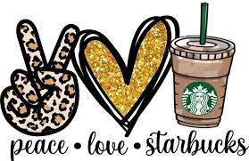 Free Free Peace Love Starbucks Svg Free