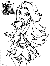 Where there's a wolf, there's a way, and several more. Monster High Coloring Book Coloring Home