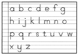 Print Handwriting Tip 1 Print Handwriting Alphabet