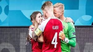 Eriksen collapsed during denmark's uefa euro 2020 game saturday; Who Is Christian Eriksen Wife Christian Eriksen Death Hoax On Twitter Explained