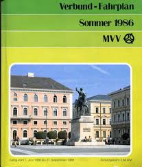Für jede linie der komplette fahrplan mit netzplan und linienverlauf. Eisenbahn Sammlershop Fahrplan Mvv 1986
