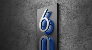 Modern 8″ backlit led house numbers usa backlit led house address number signs by luxello. Modern Backlit Led House Numbers Signs Luxello Uk Europe