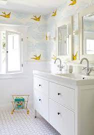 Hygge and west petal pusher wallpaper contemporary den. Hygge And West Daydream Sunshine Wallpaper Design Ideas