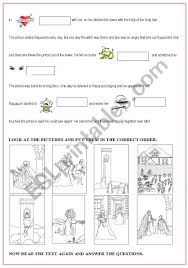 Kids can read the stories or listen as you read them and then try to choose the five things that were mentioned. Fairy Tales Rapunzel Part 2 2 Pages Esl Worksheet By Jphoenix