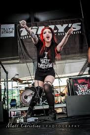 Ash Costello She S So Gorgeous Can I Have Her Shirt New Years Day Band Ashley Costello Band