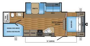 This travel trailer features a bench dinette, an awning & sleeps up to 3 people. 2017 Jay Flight Slx Travel Trailer Floorplans Prices Roberson Rv Center Inc