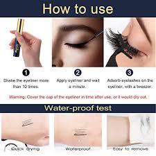 If you have difficulty removing the liner hold the pad over the liner for a few seconds to soften it. 4 Tubes Magnetic Eyeliner And Lashes Kit Upgraded 3d Magnetic Eyelashes With Eyeliner Kit With Applicator Magnetic Lashes Natural Look Easy Eyelash To Apply Magnet Eyelashes 10 Pairs Pricepulse