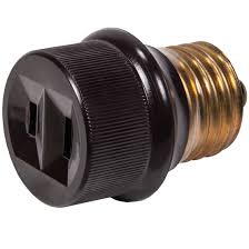 C7 C9 Light Strings Brown Christmas Light Plug Polarized Socket Adapter
