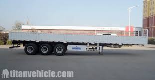 Tri Axle 50t Side Wall Semi Trailer For Sale In Zimbabwe