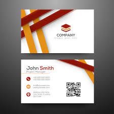 Add your custom logo circle professional black business card. Modern Business Cards Design Vector Free Download
