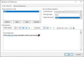 In outlook, you can create personalized signatures for your email messages. Adding A Teams Chat Link To Your Email Signature Office 365 For It Pros