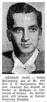 Tribute to Dr. Ralph McCormick