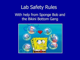 Spongebob Safety Rules And Scenarios Activity Science Safety Lab Safety Lab Safety Activities