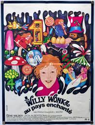 Charlie, along with four somewhat odious other children, get the chance of a lifetime and a tour of the factory. Willy Wonka The Chocolate Factory 1971 French Petite The Poster Collector