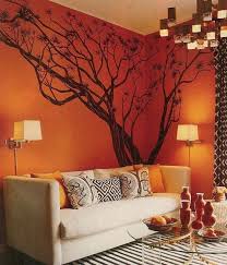 Japanese Maple Tree Wall Decal Tree Wall Decals Orange Decor Tree Wall Decal Decor
