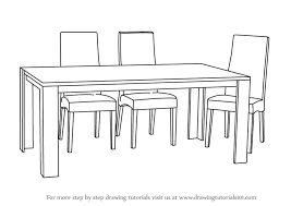 When autocomplete results are available use up and down arrows to review and enter to select. Learn How To Draw Dining Table With Chairs Furniture Step By Step Drawing Tutorials