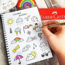 Weather Icon Doodles A Video Of This Is Now Live On My Youtube Channel Follow The Link In Easy Doodles Drawings Doodle Art For Beginners Doodle Art Journals