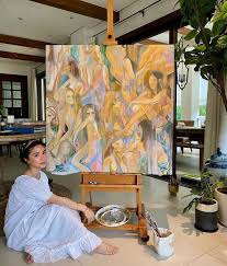 Heart evangelista is a 36 year old filipino actress. 169 7k Likes 868 Comments Heart Evangelista Iamhearte On Instagram Painted My Feelings Away Art Heart Evangelista Painting