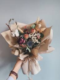 Sent directly from top local florists! Dried Flower Bouquet Design 04 The Florest