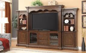 Bycrest Cherry Wood Entertainment Center W Tv Stand Wood Entertainment Center Entertainment Center Wall Unit Entertainment Center