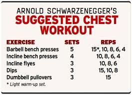 Arnold Schwarzenegger Suggested Chest Workout Chest